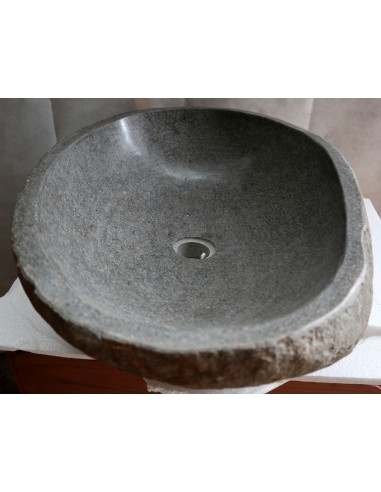 Lavandino pietra di fiume cm 56x39x15 river...