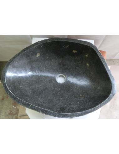 Lavandino in pietra di fiume cm 59x41x15 river...