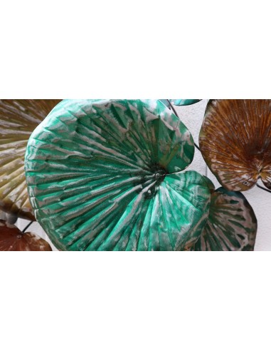 Pannello in metallo floreale edera stilizzata...