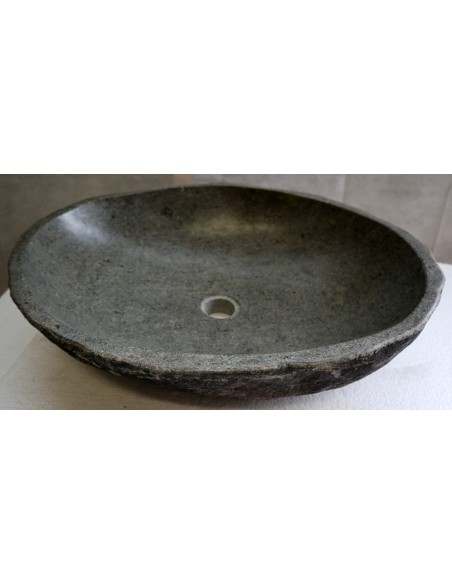 Lavandino pietra di fiume cm 55x43x15 river stone sasso lavabo sink bagno lav-n 43