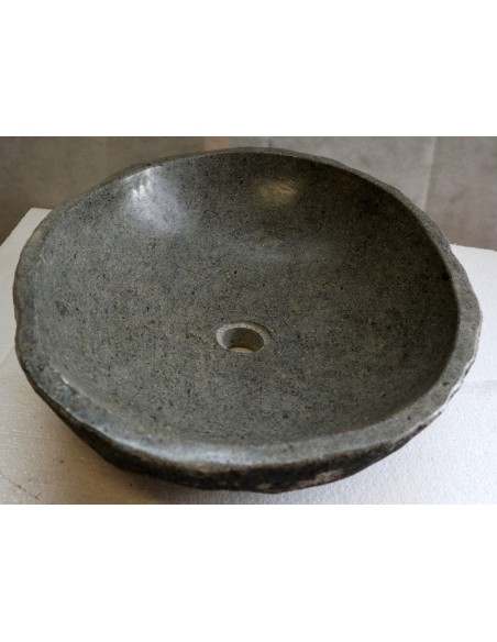 Lavandino pietra di fiume cm 55x43x15 river stone sasso lavabo sink bagno lav-n 43