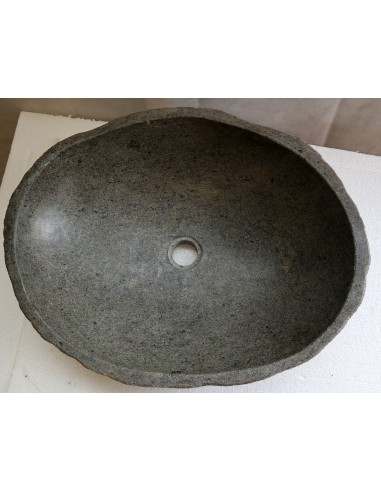 Lavandino pietra di fiume cm 55x43x15 river...