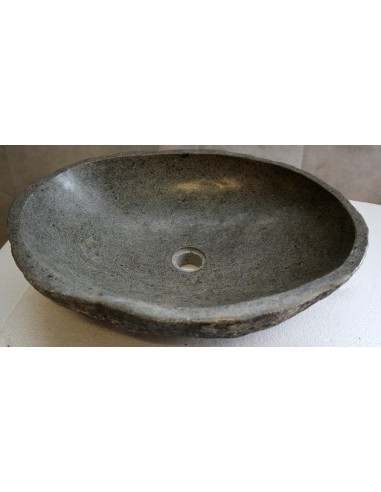 Lavandino pietra di fiume cm 55x43x15 river...