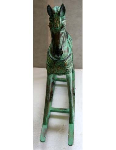 copia di Cavallino a dondolo in legno cavallo...