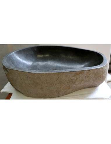 Lavandino pietra di fiume cm 56X35x15 river...