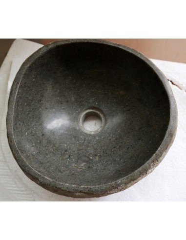 Piccolo Lavandino pietra di fiume cm 32x30x15...