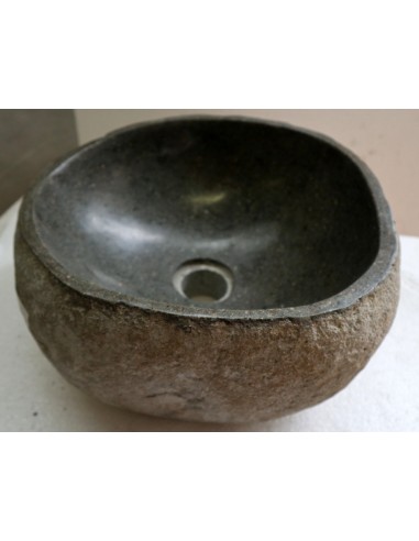 Piccolo Lavandino pietra di fiume cm 32x30x15...