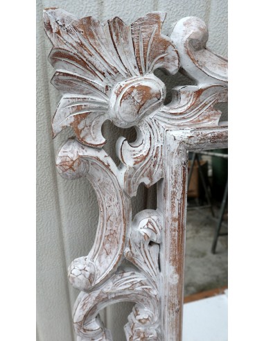 Specchio barocco in legno intarsiato cm 120x80...