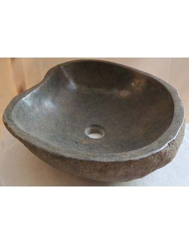 Lavandino pietra di fiume cm 49x41x15 river...
