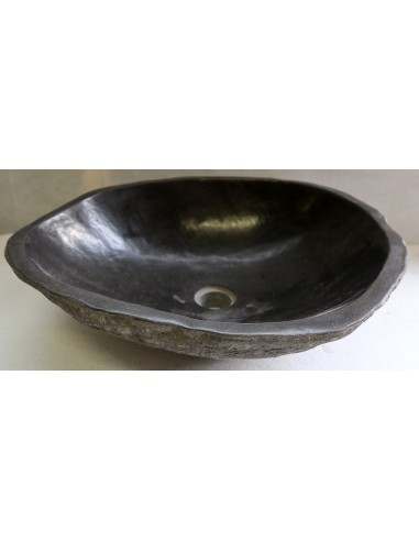 Lavandino pietra di fiume cm 47x40x15 river...