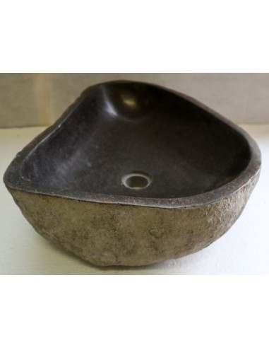 Lavandino pietra di fiume cm 51x40x15 river...