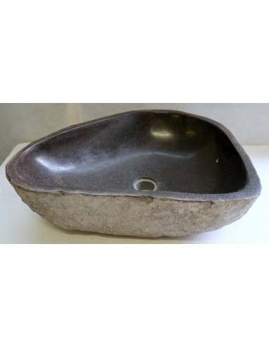Lavandino pietra di fiume cm 51x40x15 river...