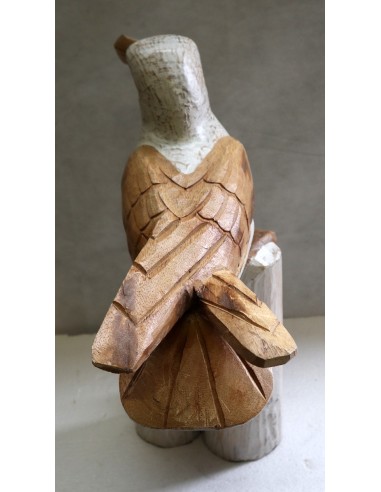 Scultura di Gabbiano in legno da cm 22x17x51...