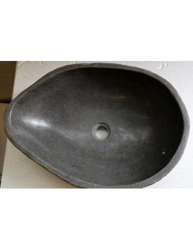Lavandino pietra di fiume cm 54x38x15 river...