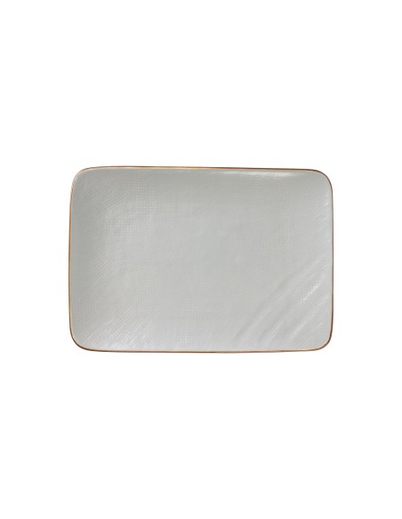 Piatto rettangolare linea Mediterranea Novità Home diversi colori disponibili cm 27x19x2