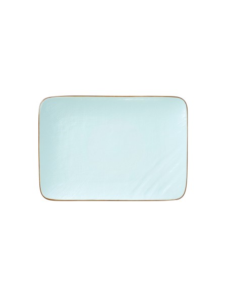 Piatto rettangolare linea Mediterranea Novità Home diversi colori disponibili cm 27x19x2