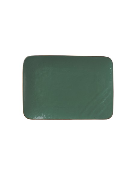 Piatto rettangolare linea Mediterranea Novità Home diversi colori disponibili cm 27x19x2