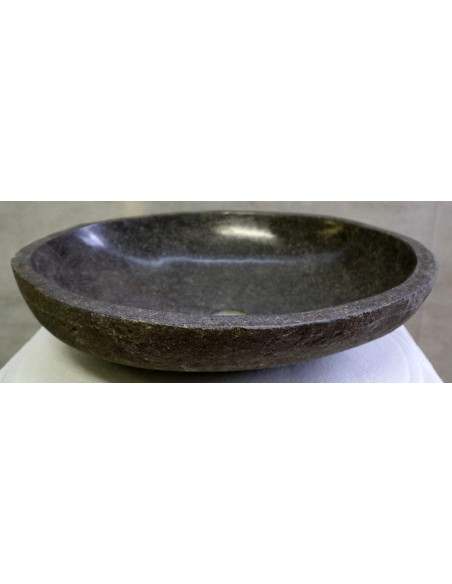 Lavandino pietra di fiume cm 54x45x15 river stone sasso lavabo sink bagno lav n 69