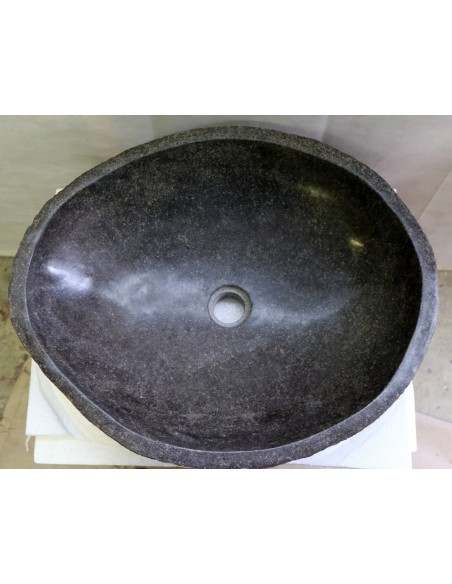 Lavandino pietra di fiume cm 54x45x15 river stone sasso lavabo sink bagno lav n 69