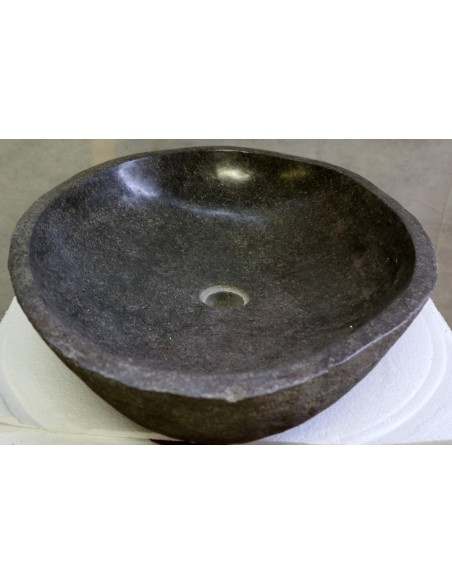 Lavandino pietra di fiume cm 54x45x15 river stone sasso lavabo sink bagno lav n 69
