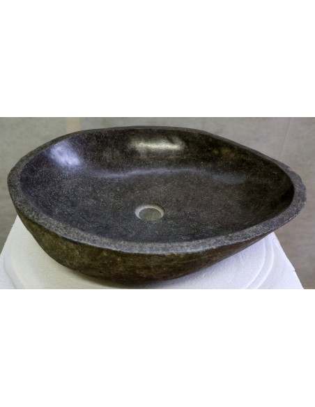 Lavandino pietra di fiume cm 54x45x15 river stone sasso lavabo sink bagno lav n 69