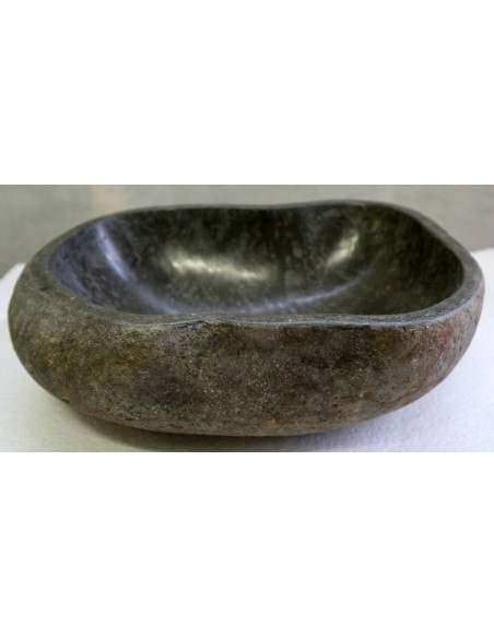 piccolo lavandino in pietra di fiume cm 32x25x11 river stone sasso lavabo sink lav nat 70