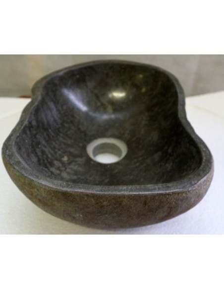 piccolo lavandino in pietra di fiume cm 32x25x11 river stone sasso lavabo sink lav nat 70