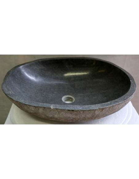 Lavandino pietra di fiume cm 53x40x15 river stone sasso lavabo sink bagno OFFERTA