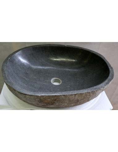 Lavandino pietra di fiume cm 53x40x15 river...