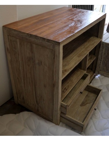 Mobile bagno con anta e cassetti bicolor da cm...