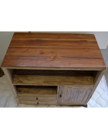 Mobile bagno con anta e cassetti bicolor da cm 90x50x78h