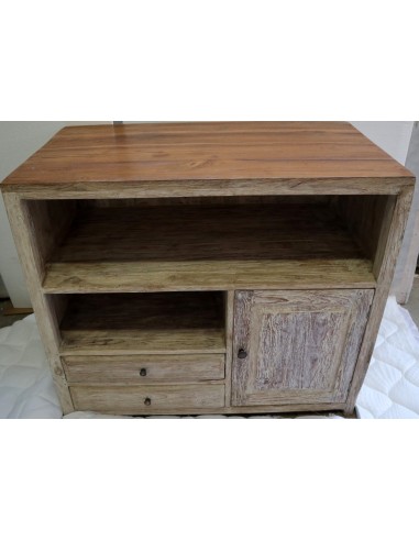 Mobile bagno con anta e cassetti bicolor da cm...