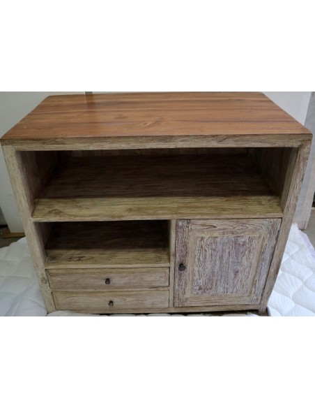 Mobile bagno con anta e cassetti bicolor da cm 90x50x78h