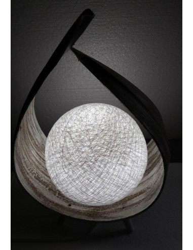 Lampada abatjour in foglia di cocco chiusa...