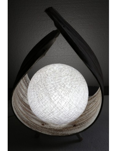 Lampada abatjour in foglia di cocco chiusa...