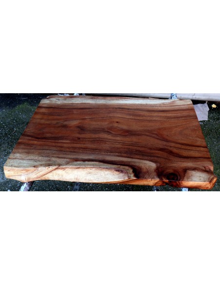 Piano in legno top massello suar o noce indiano per bagno cm 80x52/53x5h tavola n. 5