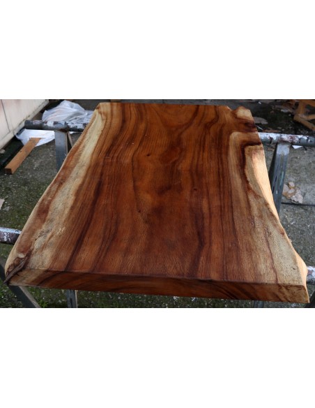 Piano in legno top massello suar o noce indiano per bagno cm 80x52/53x5h tavola n. 5