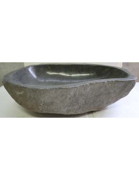 Lavandino pietra di fiume cm 56x38x15 river stone sasso lavabo sink bagno lav. n 82