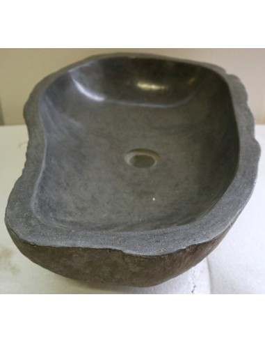 Lavandino pietra di fiume cm 56x38x15 river...