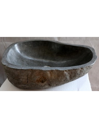 Lavandino pietra di fiume cm 54x38x15 river...