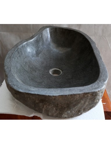 Lavandino pietra di fiume cm 54x38x15 river...