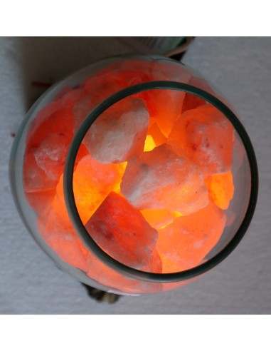 Lampada di sale irripetibile creata in vetro...