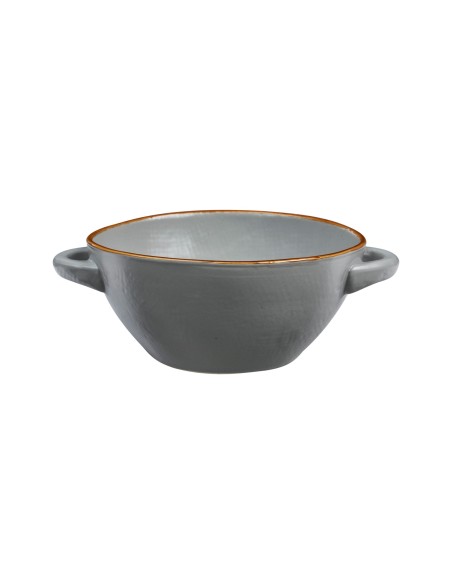 ciotola zuppa con manici linea Mediterranea Novità Home diversi colori disponibili cm 20 X 15 X 7