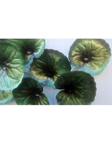 Pannello in metallo floreale tipo edera...