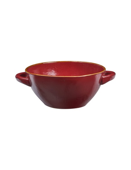 ciotola zuppa con manici linea Mediterranea Novità Home diversi colori disponibili cm 20 X 15 X 7