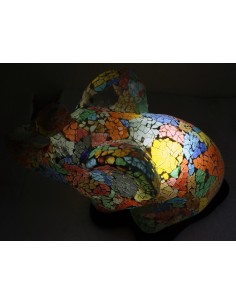 Lampada abatjour Elefante cm 12x10x30h in resina e... 2