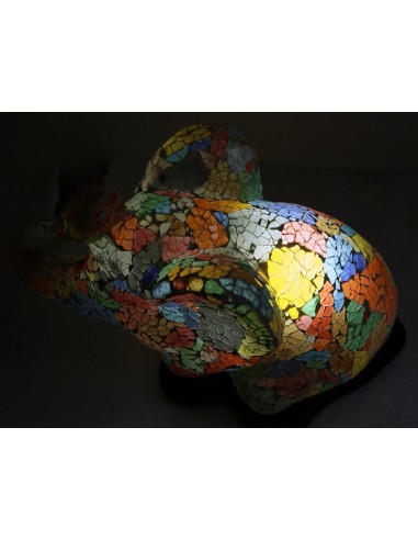 Lampada abatjour Elefante cm 12x10x30h in...