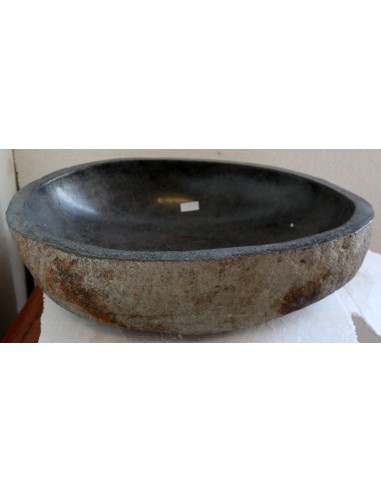 Lavandino pietra di fiume cm 56x42x15 river...
