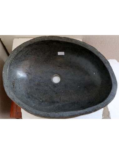 Lavandino pietra di fiume cm 56x42x15 river...