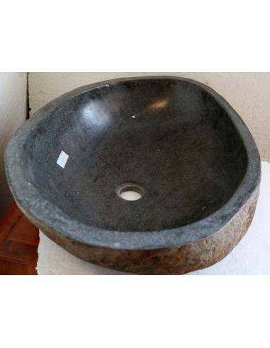 Lavandino pietra di fiume cm 56x42x15 river...
